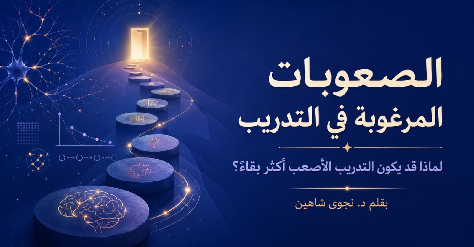 الصعوبات المرغوبة في التدريب: لماذا قد يكون التدريب الأصعب أكثر بقاءً؟